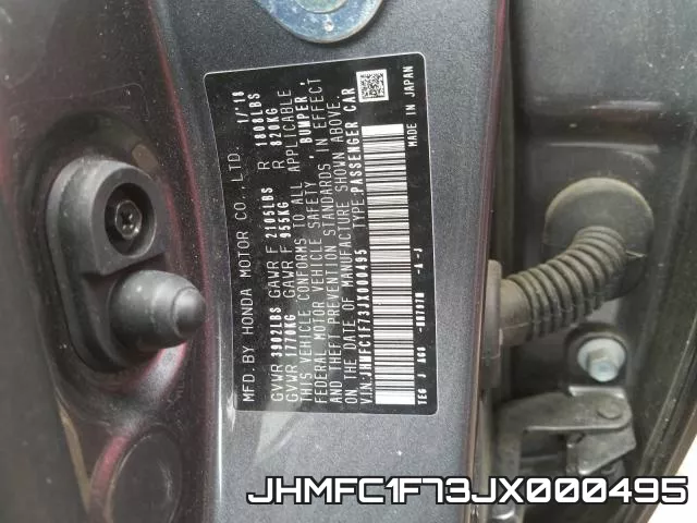 JHMFC1F73JX000495 фото 2