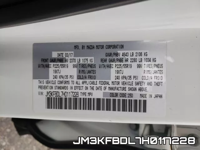 JM3KFBDL7H0117228 фото 2