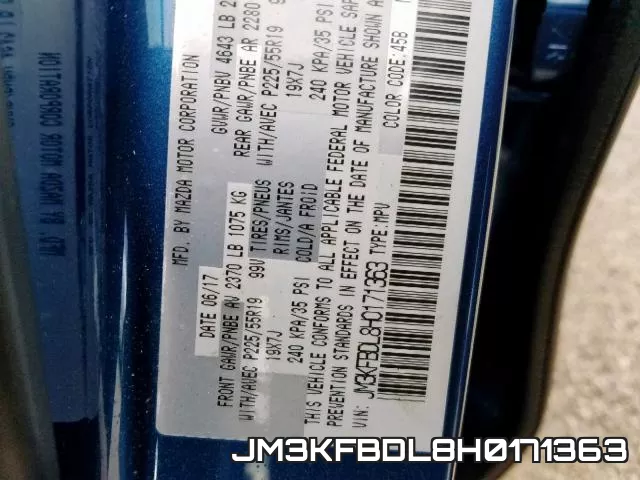 JM3KFBDL8H0171363 фото 2