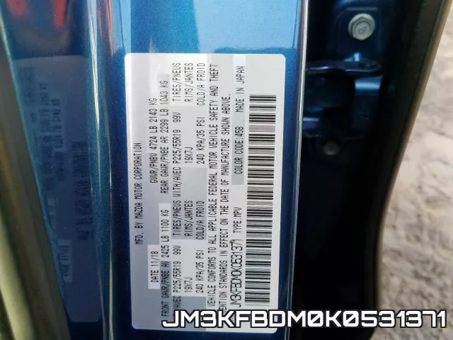 JM3KFBDM0K0531371 фото 2