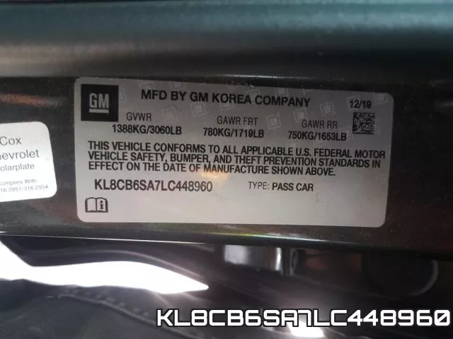 KL8CB6SA7LC448960 фото 2