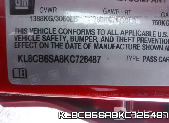 KL8CB6SA8KC726487 фото 10