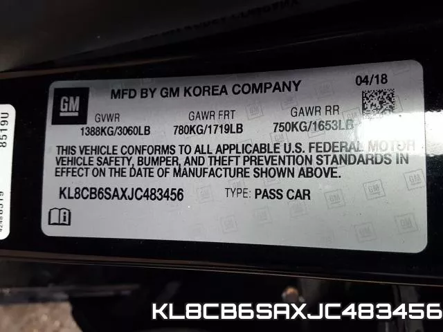 KL8CB6SAXJC483456 фото 2
