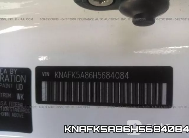 KNAFK5A86H5684084 фото 10