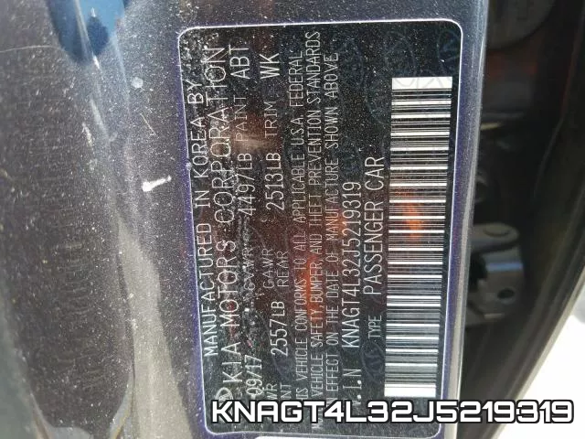 KNAGT4L32J5219319 фото 2