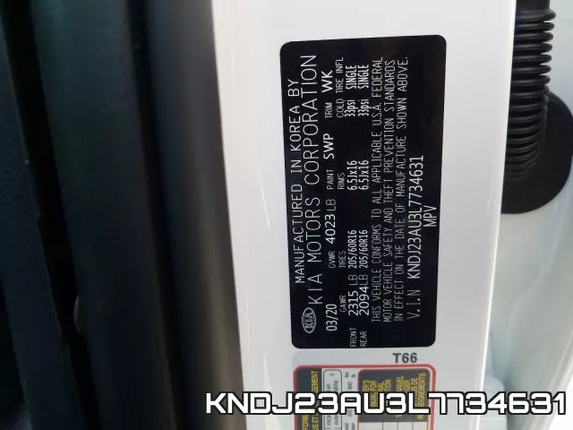 KNDJ23AU3L7734631 фото 2