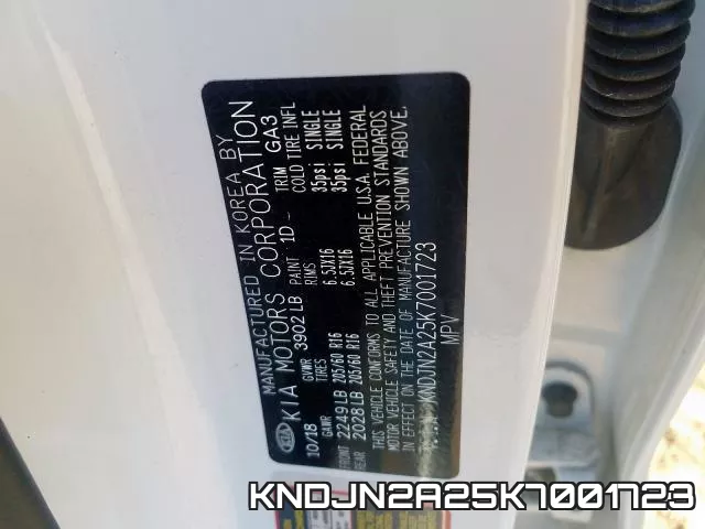 KNDJN2A25K7001723 фото 2