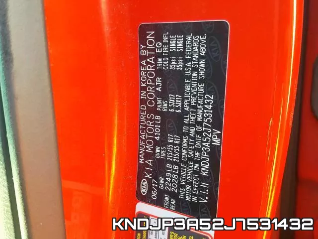 KNDJP3A52J7531432 фото 2