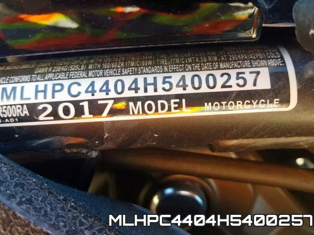 MLHPC4404H5400257 фото 2