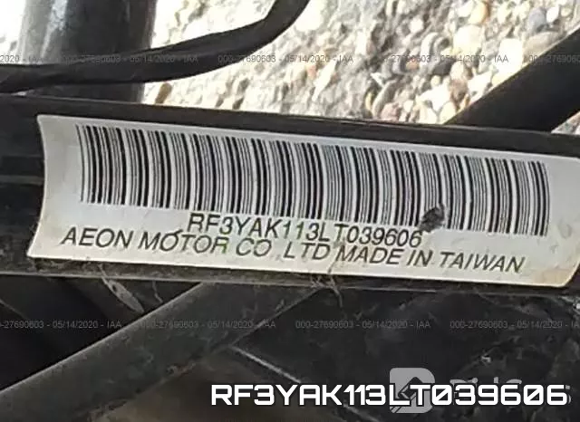 RF3YAK113LT039606 фото 2