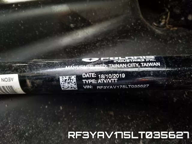RF3YAV175LT035627 фото 2