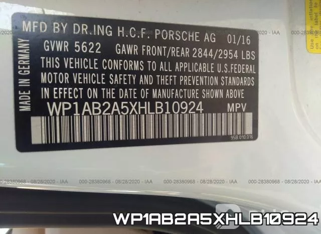 WP1AB2A5XHLB10924 фото 10