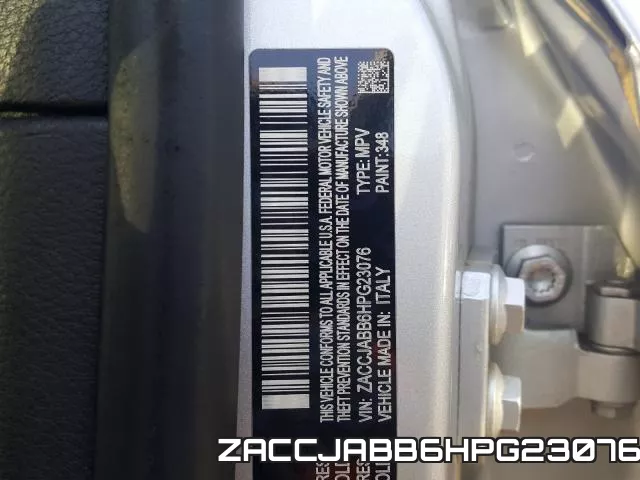 ZACCJABB6HPG23076 фото 2