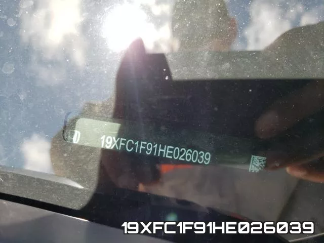 19XFC1F91HE026039 фото 2