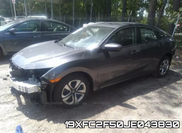 19XFC2F50JE043830 фото 3
