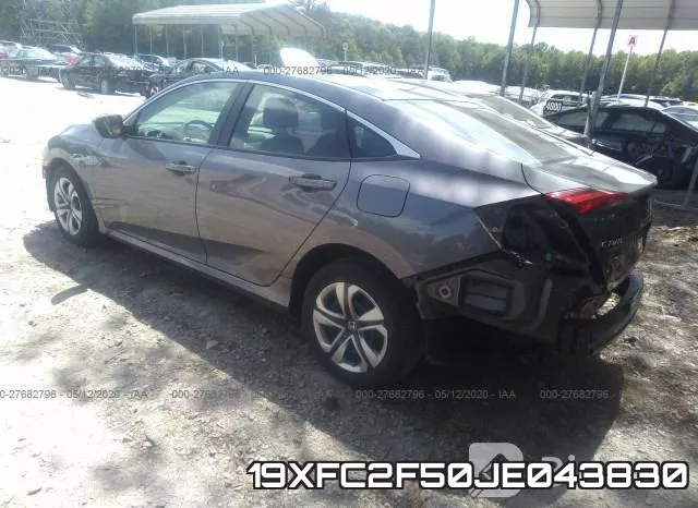 19XFC2F50JE043830 фото 4