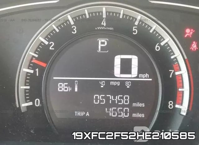 19XFC2F52HE210585 фото 8
