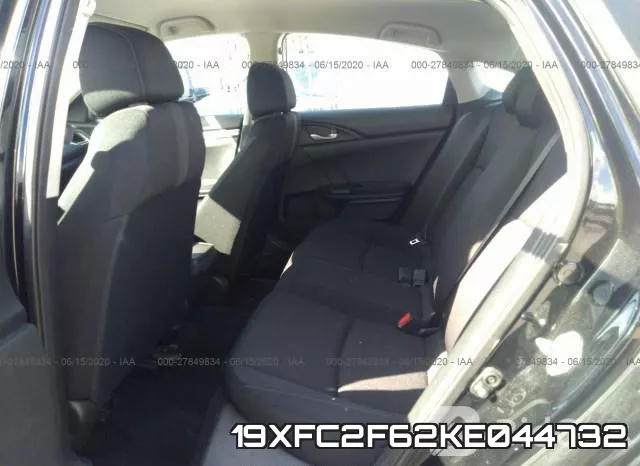 19XFC2F62KE044732 фото 9