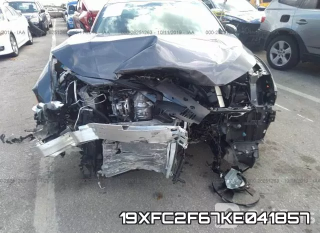 19XFC2F67KE041857 фото 7
