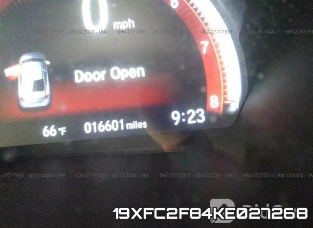 19XFC2F84KE027268 фото 8