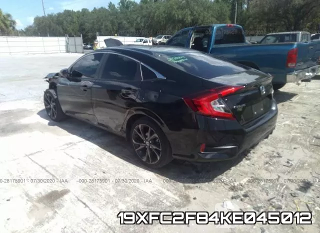 19XFC2F84KE045012 фото 4