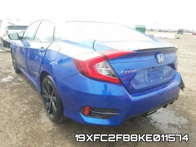 19XFC2F88KE011574 фото 4