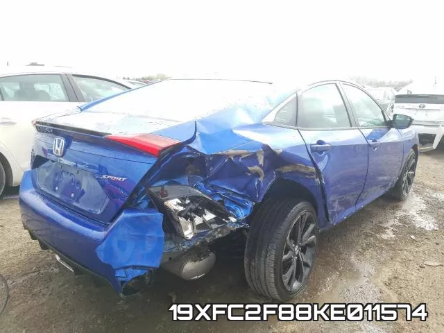 19XFC2F88KE011574 фото 5