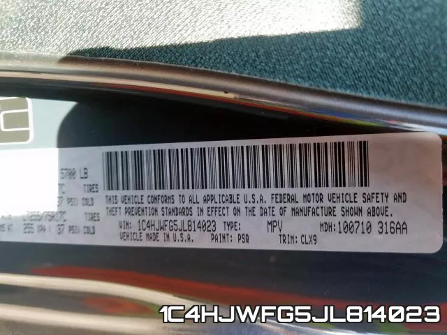 1C4HJWFG5JL814023 фото 2