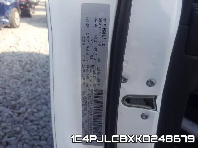 1C4PJLCBXKD248679 фото 2