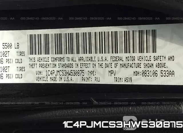 1C4PJMCS3HW530875 фото 10
