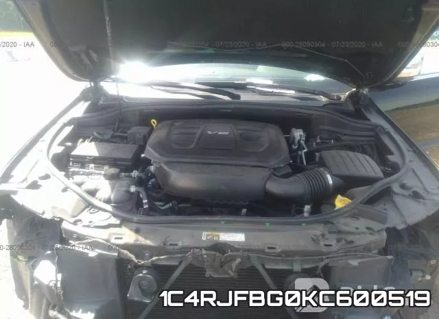 1C4RJFBG0KC600519 фото 2