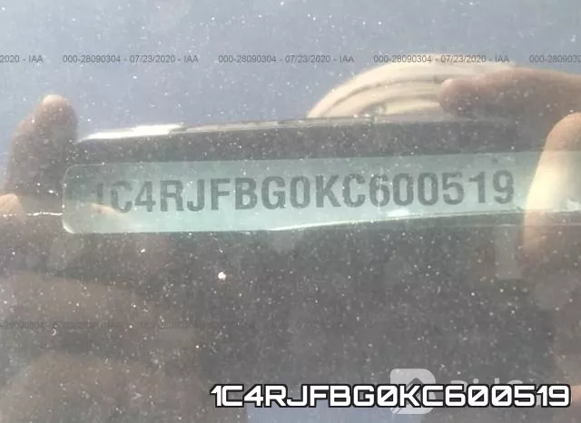 1C4RJFBG0KC600519 фото 10
