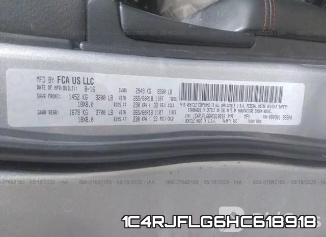 1C4RJFLG6HC618918 фото 10