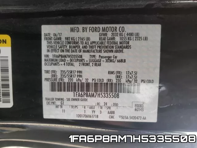 1FA6P8AM7H5335508 фото 2