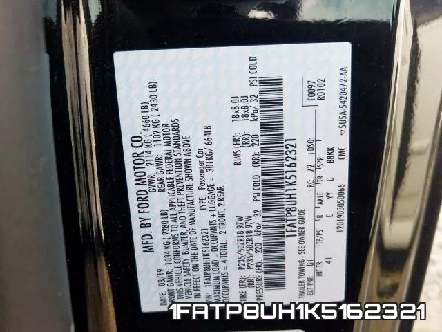 1FATP8UH1K5162321 фото 2