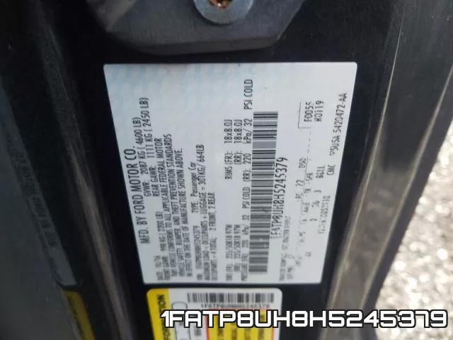 1FATP8UH8H5245379 фото 2