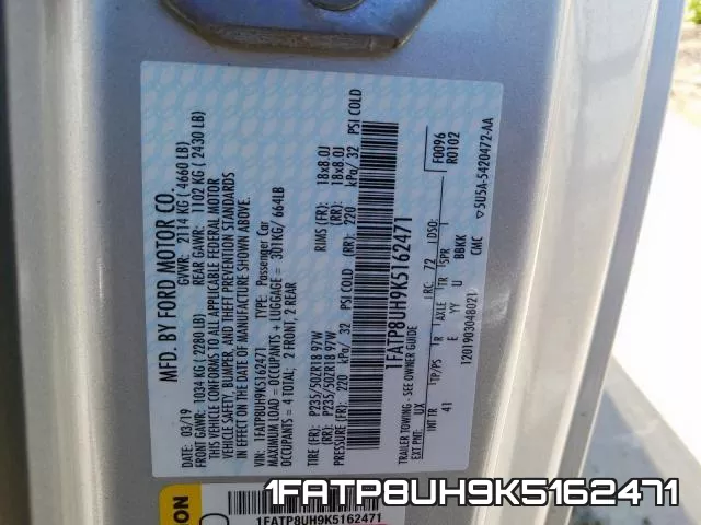 1FATP8UH9K5162471 фото 2