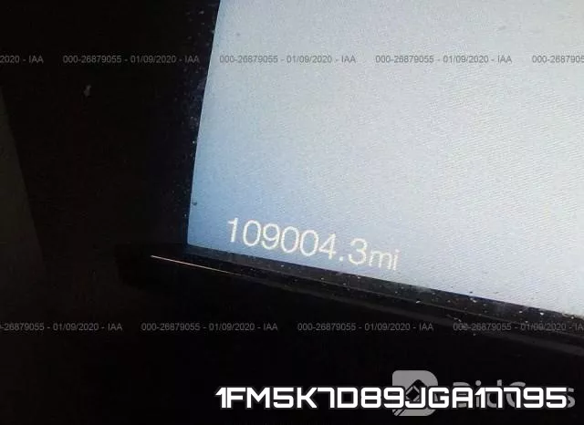 1FM5K7D89JGA17795 фото 8