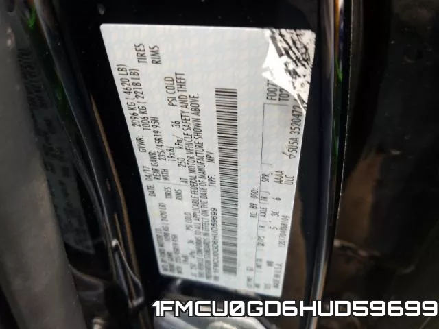 1FMCU0GD6HUD59699 фото 2