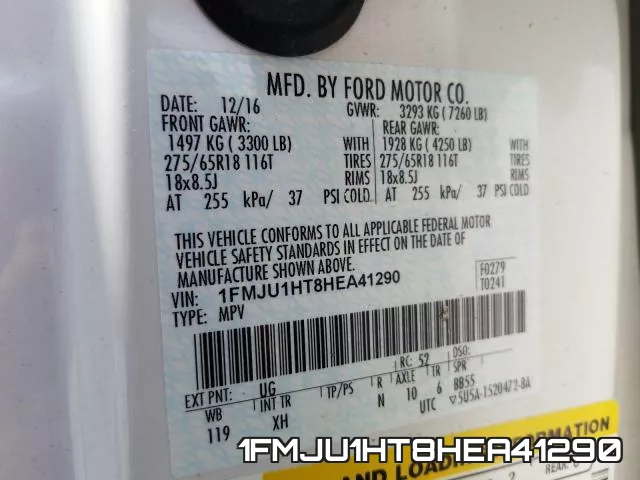 1FMJU1HT8HEA41290 фото 2