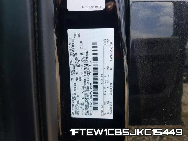 1FTEW1CB5JKC15449 фото 2