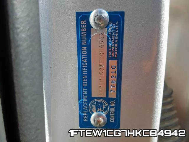 1FTEW1CG7HKC84942 фото 10