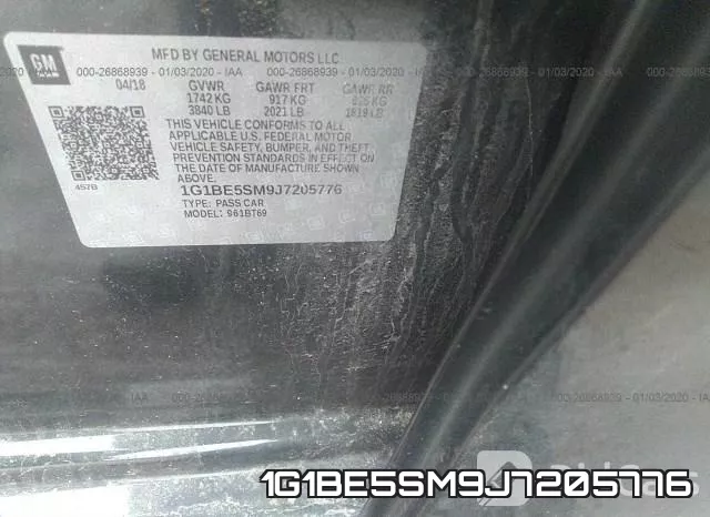 1G1BE5SM9J7205776 фото 10