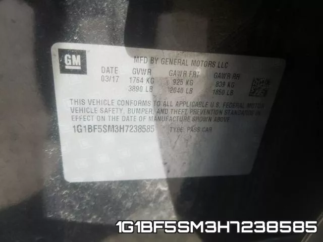1G1BF5SM3H7238585 фото 2