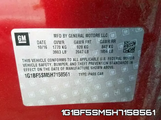 1G1BF5SM5H7158561 фото 2