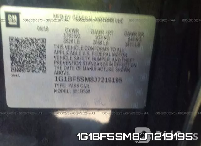 1G1BF5SM8J7219195 фото 10