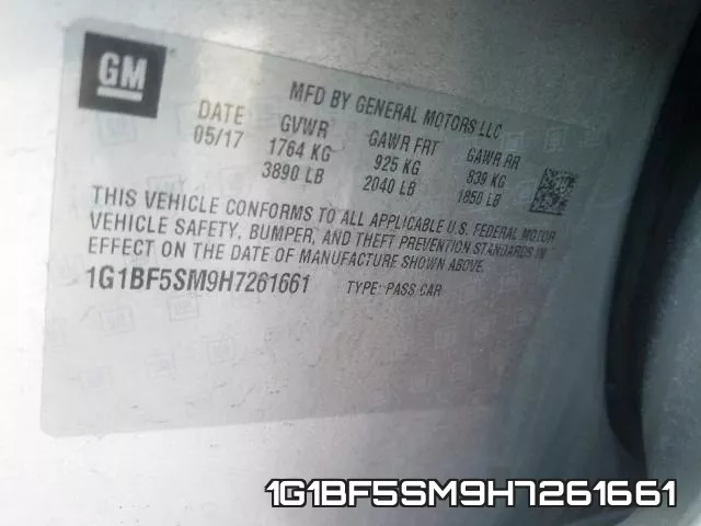 1G1BF5SM9H7261661 фото 2