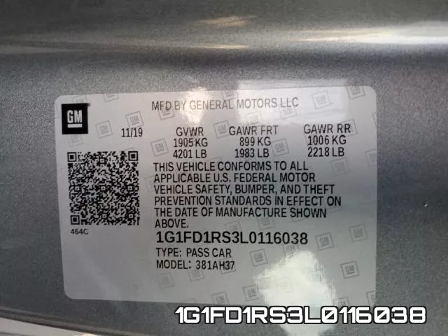 1G1FD1RS3L0116038 фото 2