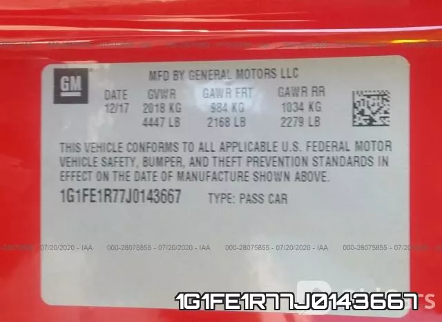 1G1FE1R77J0143667 фото 10