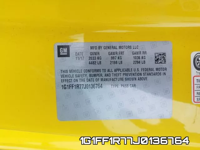1G1FF1R77J0136764 фото 2